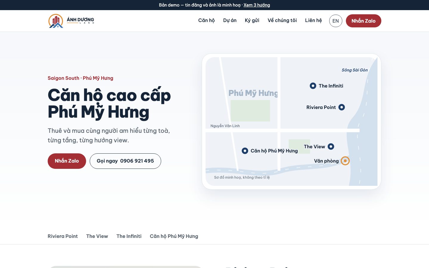 Dự án — desktop