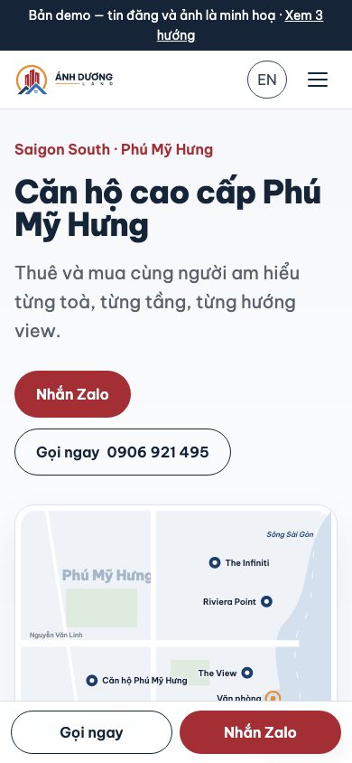 Dự án — mobile